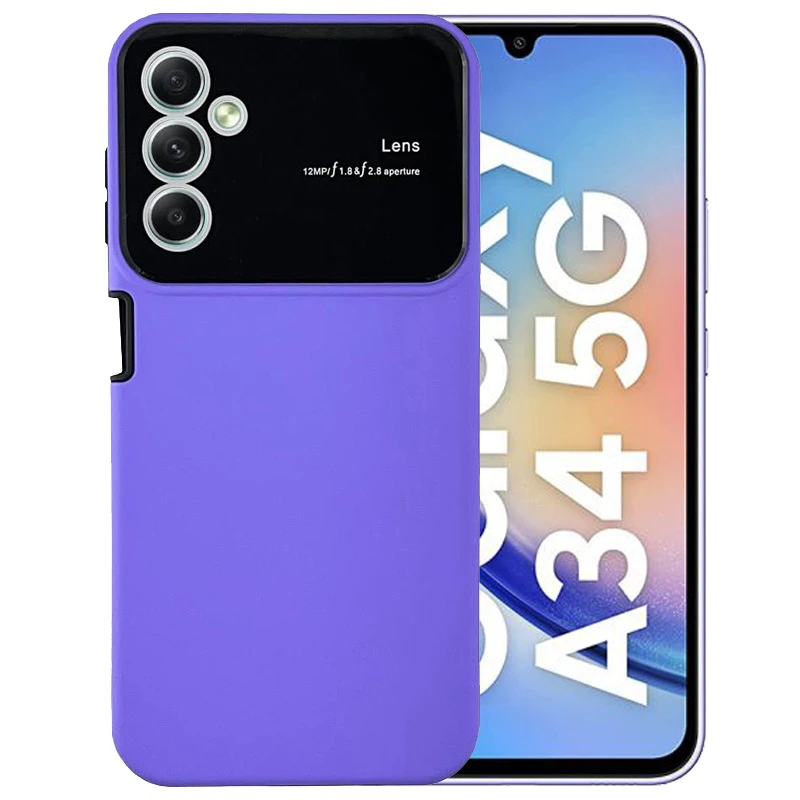 کاور مدل LENS03_A34 مناسب برای گوشی موبایل سامسونگ Galaxy A34