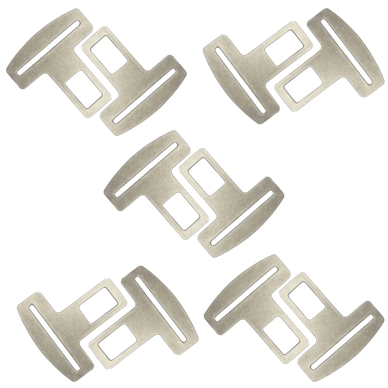 زبانه کمربند ایمنی خودرو کد SLVR-10 مجموعه 10 عددی