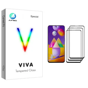 Junbo Viva Glass Screen Protector For Samsung Galaxy M31s Pack Of 3