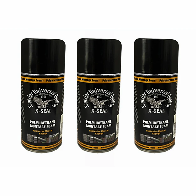 اسپری فوم پلی یورتان ایکس سیل کد EXSL-006 حجم 300 میلی لیتر بسته 3 عددی