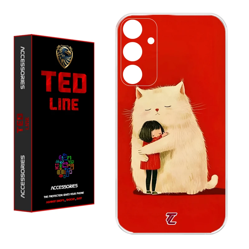 کاور تدلاین طرح گربه کد 1170 مناسب برای گوشی موبایل سامسونگ Galaxy A54