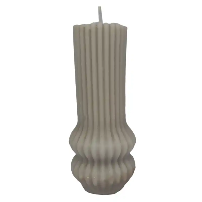 شمع مدل استوانه ای شیار دار