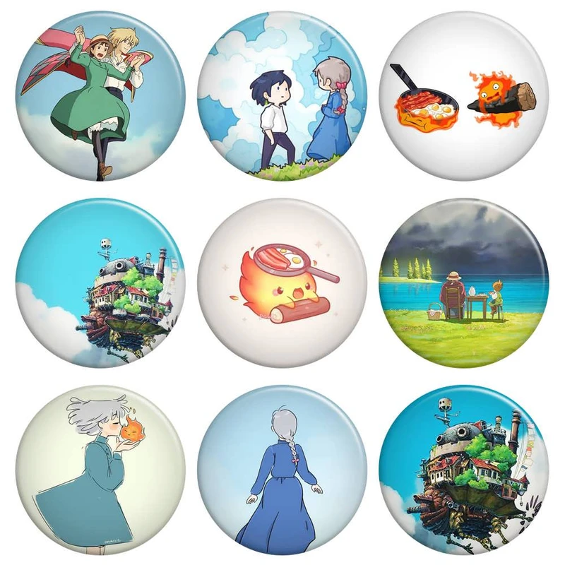 پیکسل گالری باجو طرح انیمه قلعه متحرک هاول کد howl moving castle 28 مجموعه 9 عددی