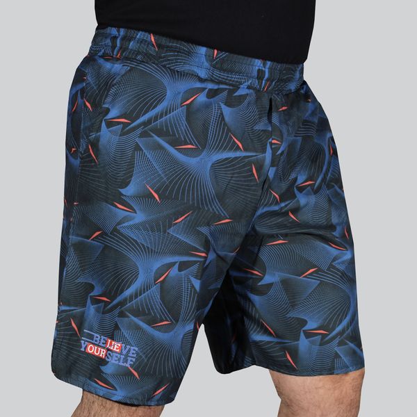 شلوارک ورزشی مردانه موها فیتنس مدل BELIEVE YOUR SELF 03