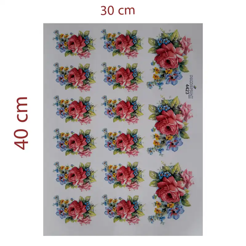 برچسب ترنسفر مدل رز ماتیکی 1