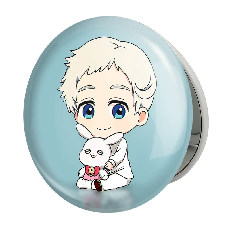آینه جیبی خندالو طرح نورمن انیمه ناکجا آباد موعود Promised Neverland مدل تاشو کد 10109 