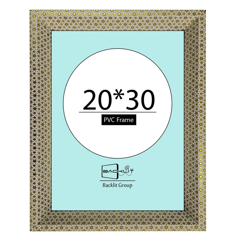 قاب عکس بکلیت طرح خاتم مدل 208 دیواری سایز 30×20 سانتی متر