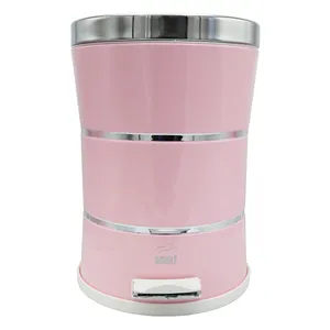 سطل زباله پدالی بهازکالا مدل کمرباریک کد 2KHAT-DR-STI