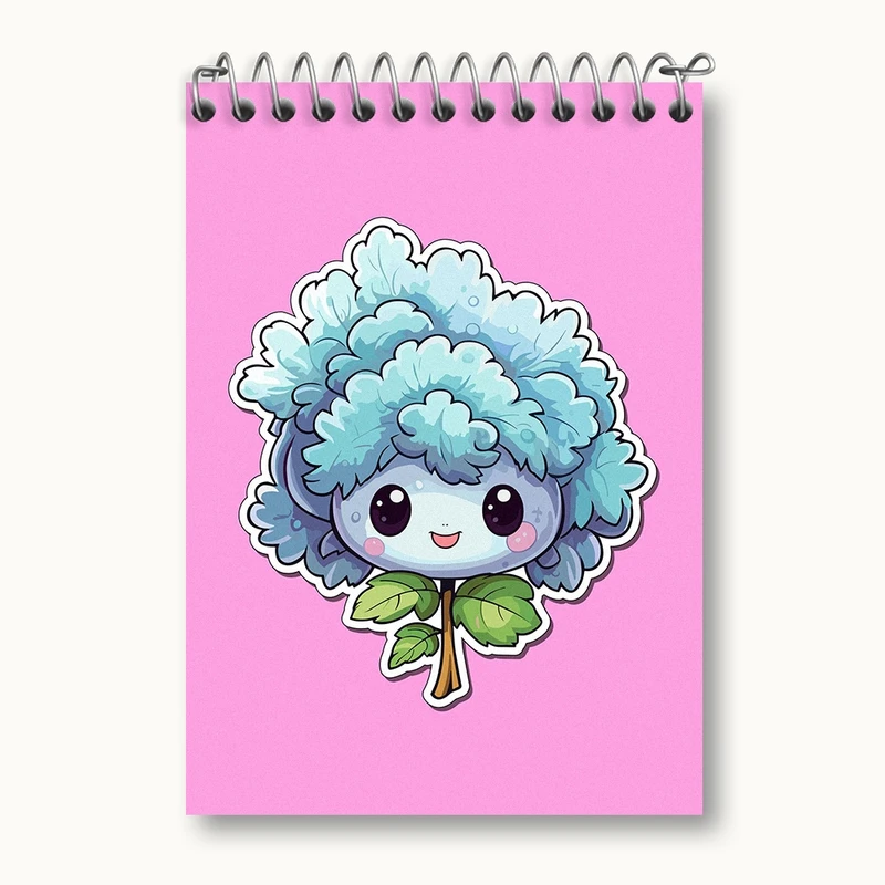 دفتر یادداشت 50 برگ خندالو مدل گل و گیاه کد 36638