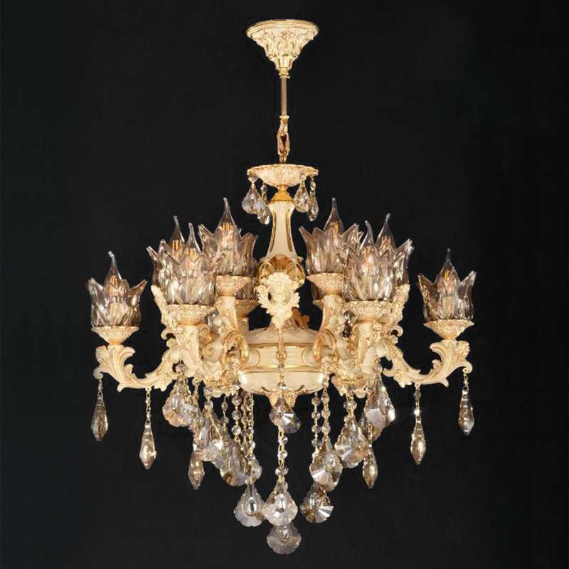 لوستر 6 شعله آرام مدل A316/6/G/WT