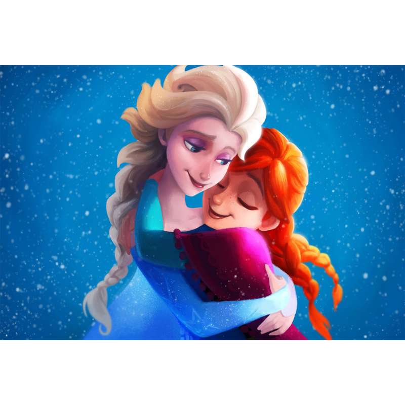 تابلو شاسی کودک مدل فروزن کد T5675