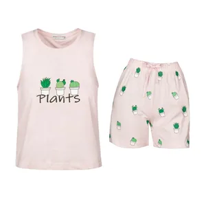 ست تاپ و شلوارک زنانه مدل SABA-3348