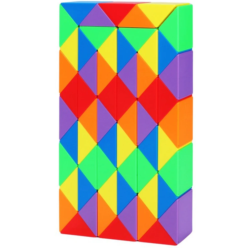 مکعب روبیک موفنگ جیااوشی مدل ماری 60 قطعه چند رنگ مویو Moyu Magic Snake 60 pcs