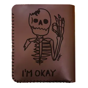 کیف پول مردانه طرح I am okay کد 9052