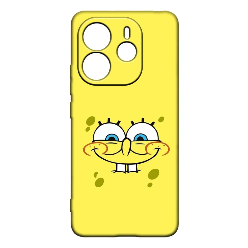 کاور طرح باب اسفنجی کد 484 مناسب برای گوشی موبایل شیائومی Redmi Note 14 4G