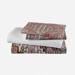 سرویس روتختی مدوپد طرح فرش سنندج مدل C-Sanandaj24 یک نفره 4 تکه