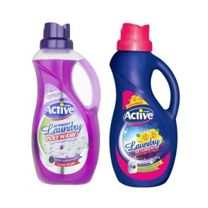 مایع لباسشویی اکتیو مدل SW با رایجه لیمو حجم 1.5 کیلوگرم به همراه مایع لباسشویی اکتیو مدل  SW با رایحه گل حجم 1.5 ;کیلوگرم