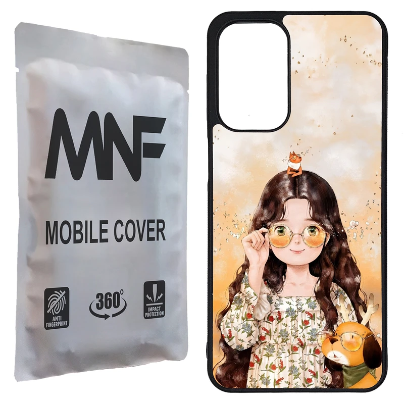 کاور ام ان اف طرح دخترانه کد P-261 مناسب برای گوشی موبایل سامسونگ Galaxy A23 / A23 5G