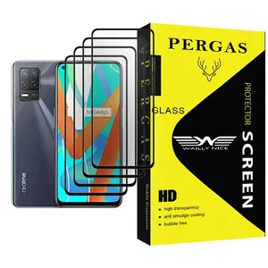 Waily Nice Pergas Glass MIX004 Screen Protector For Realme V13 5G Pack Of 4