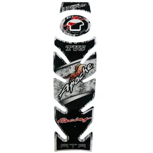 پد برچسب ژله ای باک موتور سیکلت وارون مدل BLK-GRWN مناسب برای آپاچی