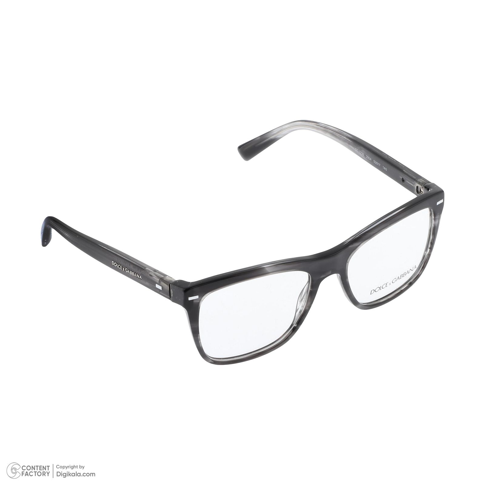 فریم عینک طبی ویفرر (Wayfarer) دولچه اند گابانا مدل 0DG3226-2924 مناسب برای صورت بیضی، قلب، لوزی، گرد، مثلث، مستطیل، مربع -  - 4