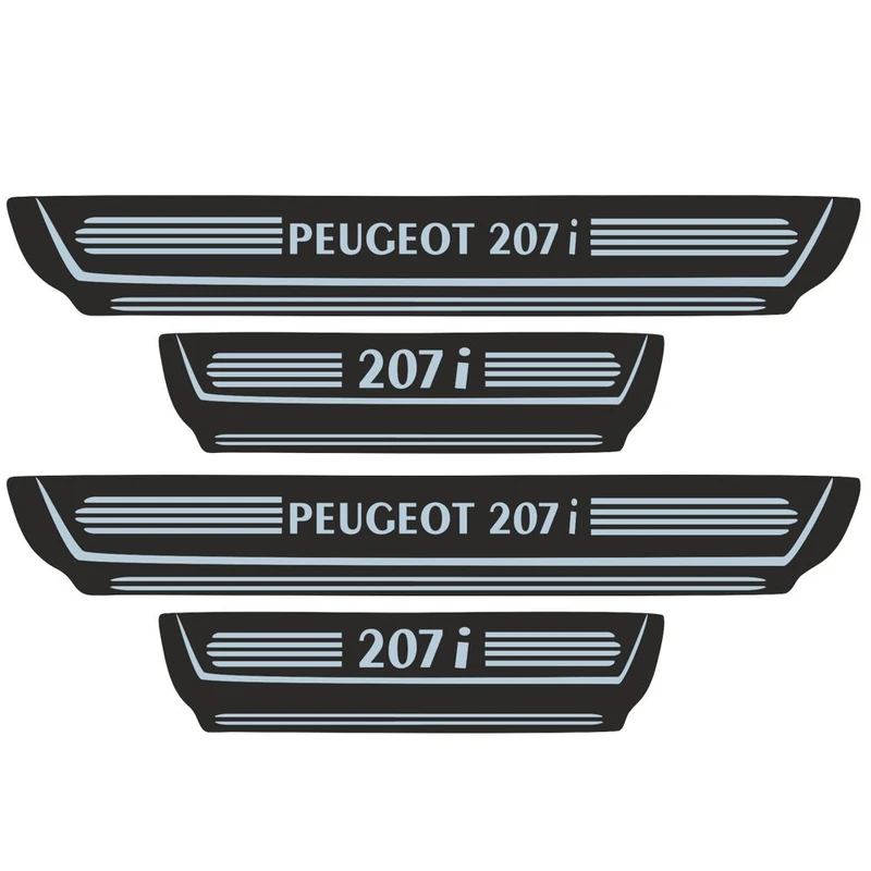  برچسب بدنه خودرو اسپرت غدیر مدل CH NO YA59 A42مناسب برای 207 بسته 4 عددی