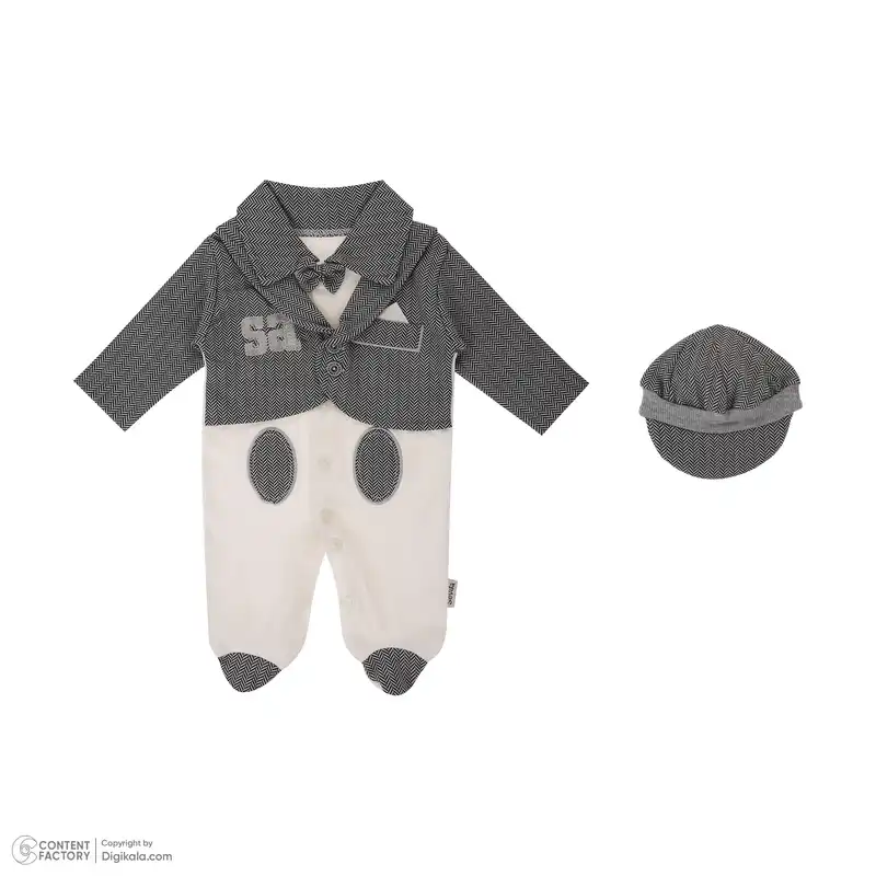 ست 3 تکه لباس نوزادی سودا مدل 001