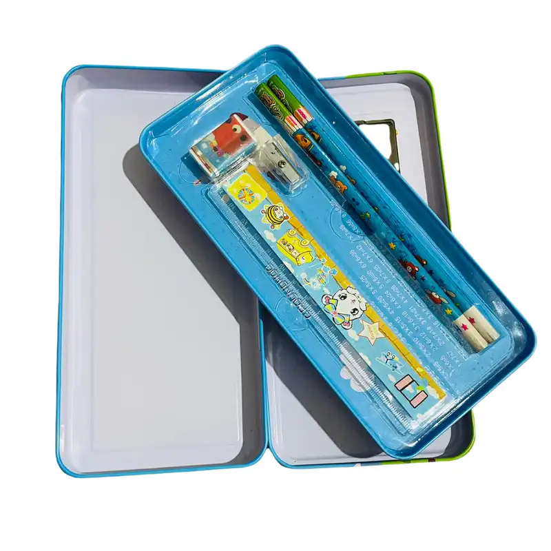 بسته لوازم تحریر مدل جامدادی مجموعه 6 عددی