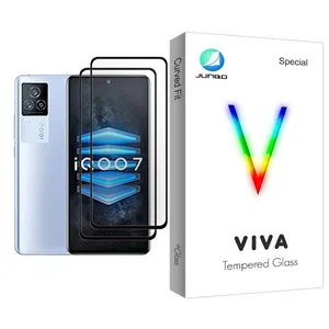 Junbo Viva Glass MIX002 Screen Protector For  iQOO 7 Pack Of 2