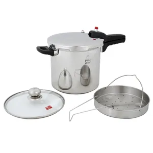 Pars Steel Three-layer bottom Pressure Cooker Set 7 L