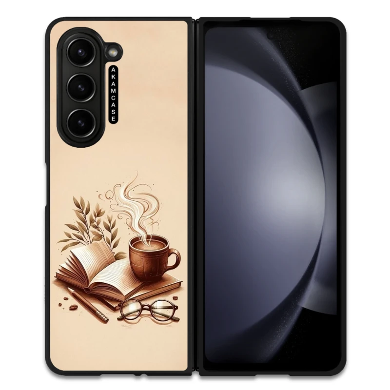 کاور آکام مدل AMC-WSGZFOLD5-COFFEE-4 مناسب برای گوشی موبایل سامسونگ Galaxy Z Fold 5