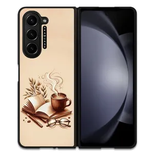 AKAM AMC-WSGZFOLD5-COFFEE-4 Cover For Samsung Galaxy Z Fold 5