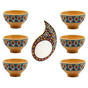 مجموعه ظروف هفت سین 7 پارچه مدل H02