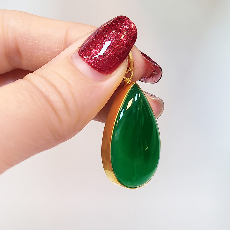 آویز گردنبند نقره زنانه مدل عقیق کد NG2563 آویز گردنبند نقره زنانه مدل عقیق کد NG2563