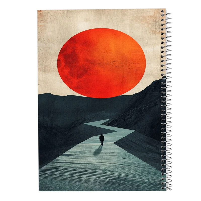 دفتر شطرنجی 50 برگ مدوپد طرح ماه کد DF15489