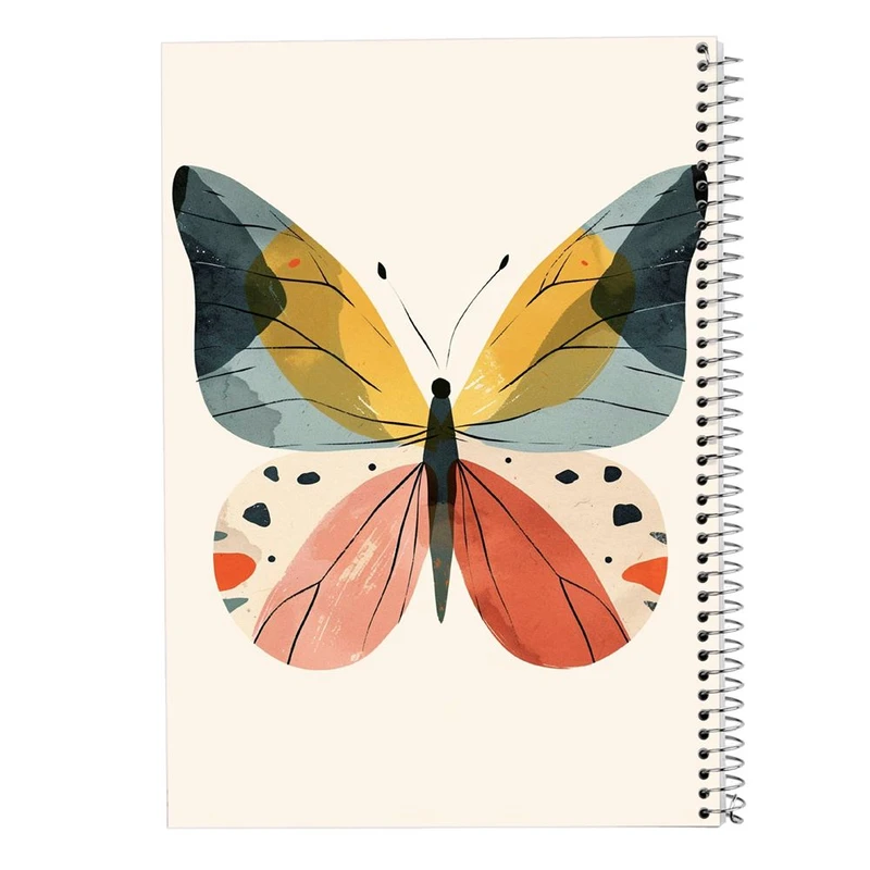 دفتر ژورنال نویسی 50 برگ مدوپد مدل نقطه ای طرح موجودات فانتزی کد DF16914