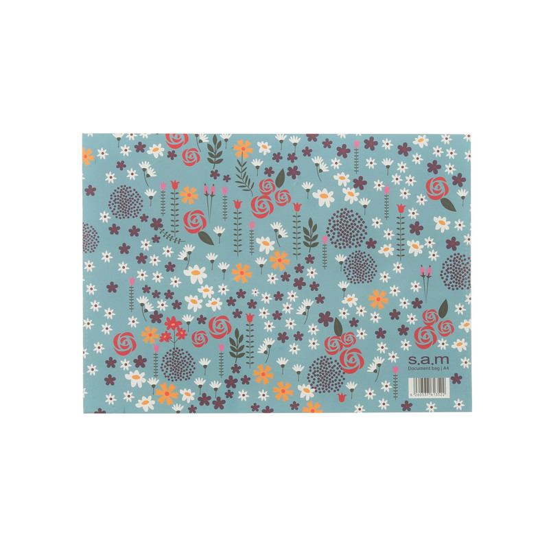 پوشه دکمه دار سم طرح گل پوشه دکمه دار سم طرح گل