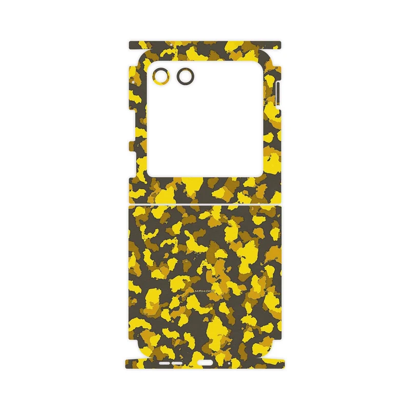 برچسب پوششی ماهوت مدل Yellow Infantry Army-FullSkin مناسب برای گوشی موبایل موتورولا Razr 40 Ultra