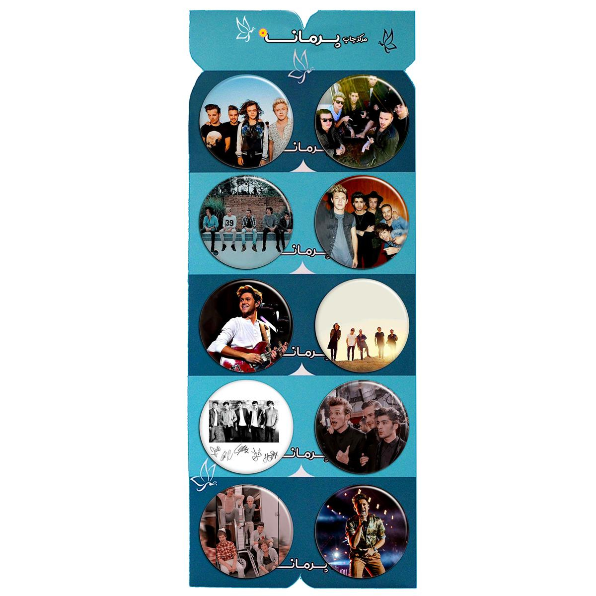 پیکسل پرمانه طرح One Direction کد pmg.5614 مجموعه 10 عددی