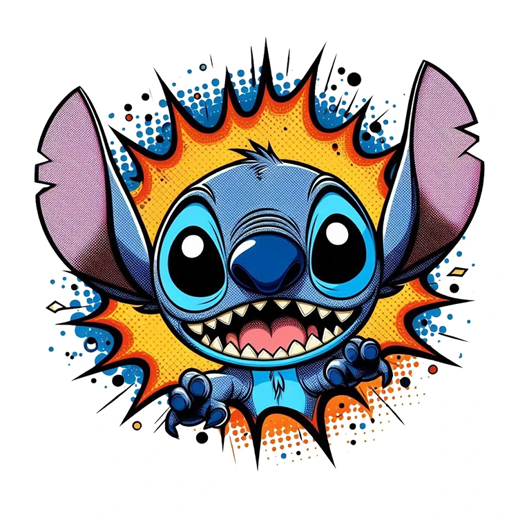 استیکر پارچه و لباس پاد آفرین مدل استیچ کد S596