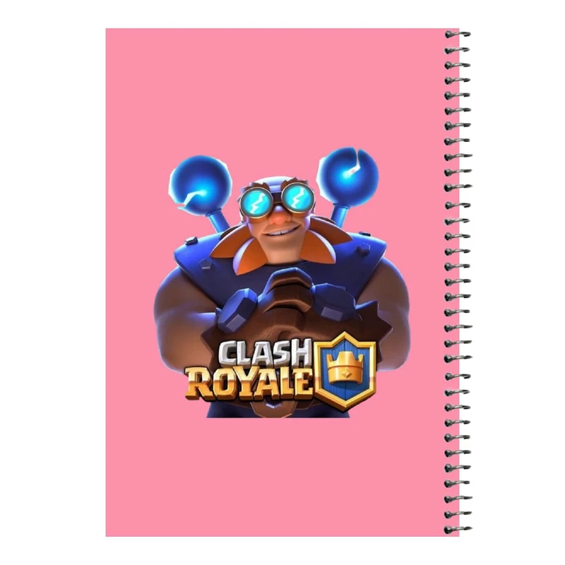 دفتر مشق 80 برگ اس جی مدل کلش رویال کد۲۰   