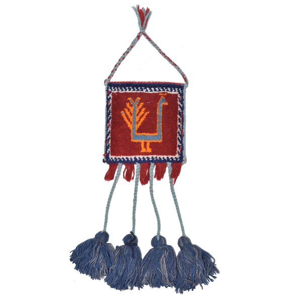 آویز بافتنی مدل فرشی A1