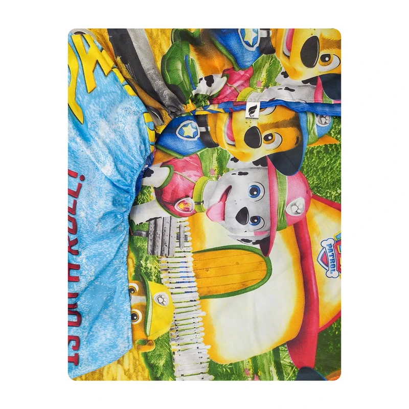 ملحفه آدنو مدل سگ های نگهبان کد CH26 یک نفره سایز 80x180 سانتی متر 