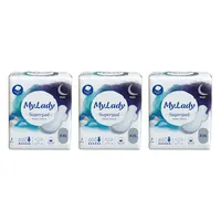 نوار بهداشتی مای لیدی مدل Superpad silky سایز خیلی خیلی بزرگ (XXL) سه بسته 7 عددی