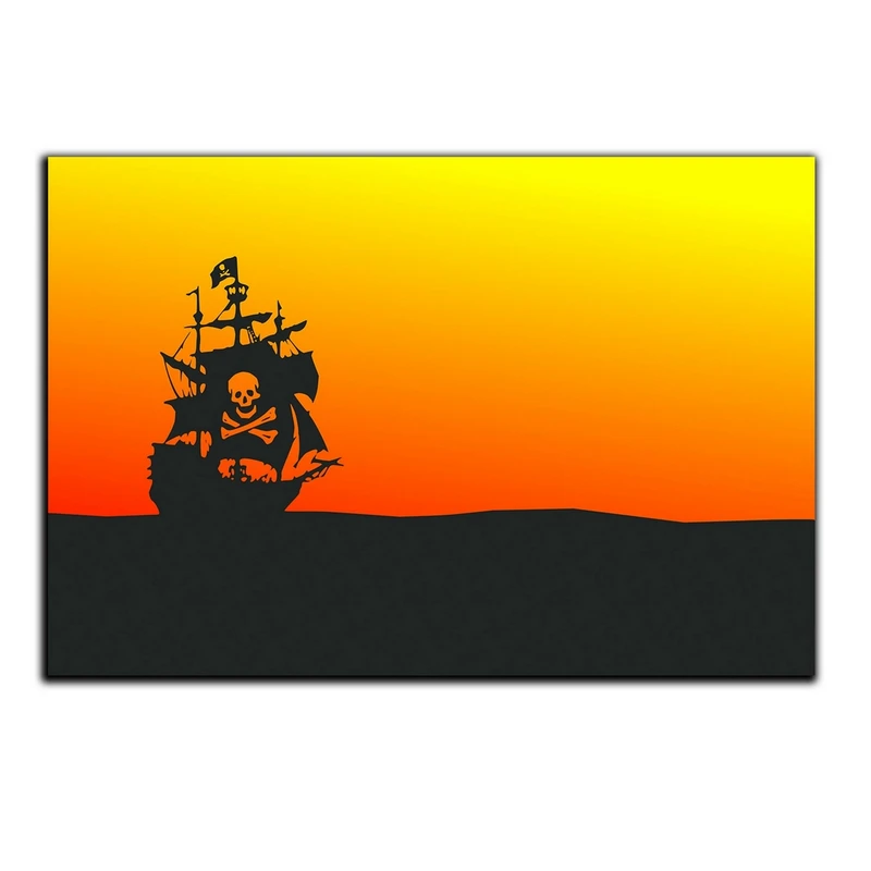 تابلو شاسی بکلیت طرح کشتی و دریا مدل SH-S5223