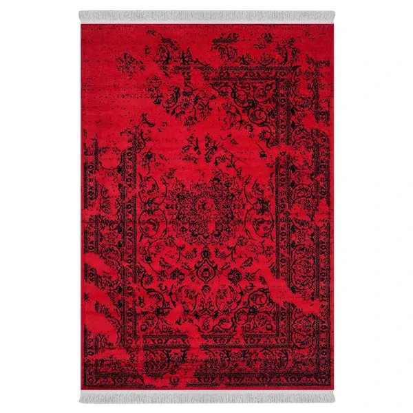 فرش پارچه‌ای دفه مدل فرشینه طرح مدرن کد 331