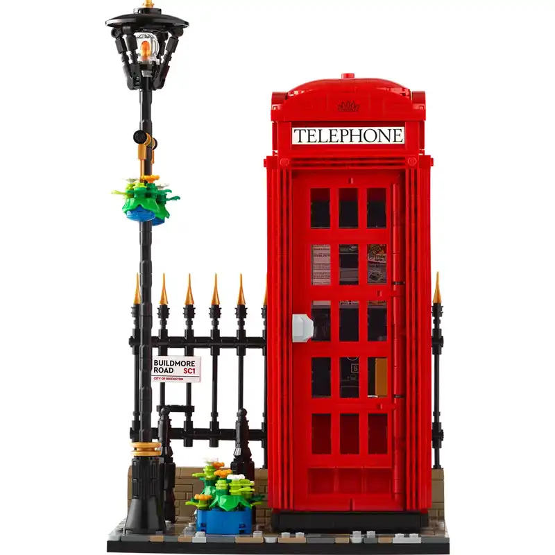 لگو سری Red London Telephone Box کد 21347