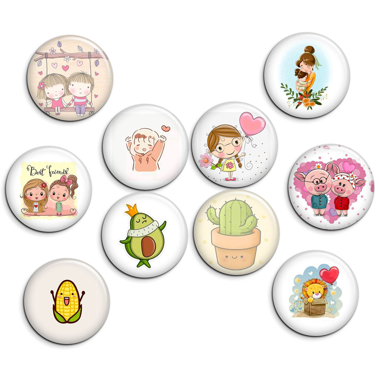پیکسل پرمانه طرح cute کد pmg.5339 مجموعه 10 عددی