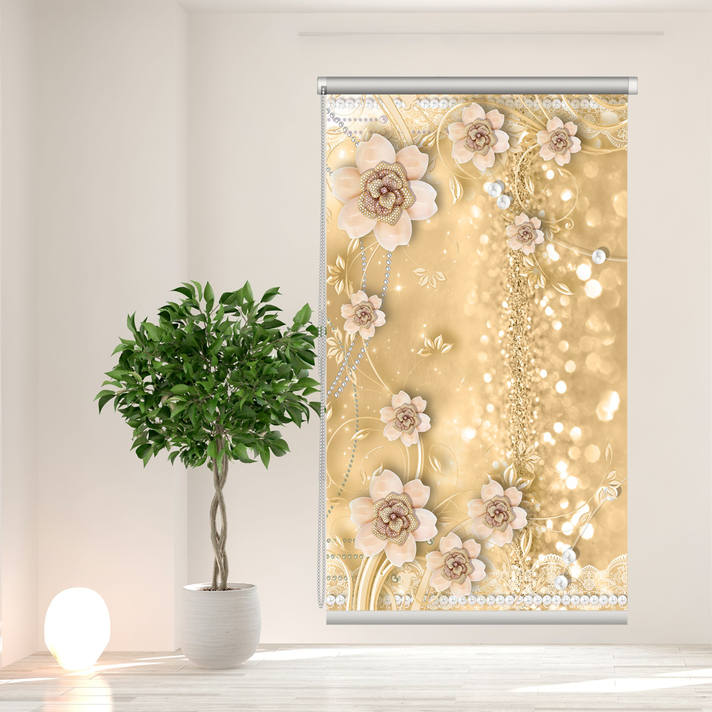 پرده شید کد 2118270 سایز 70x180 سانتیمتر