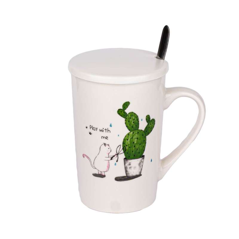 ماگ مدل کاکتوس و گربه